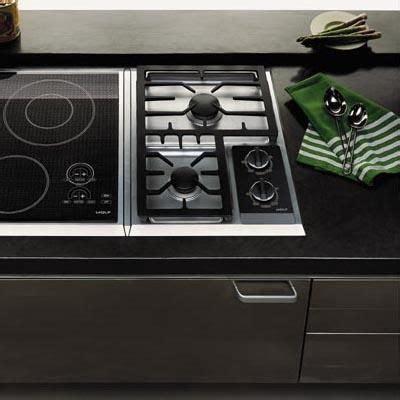 combination induction and gas cooktop